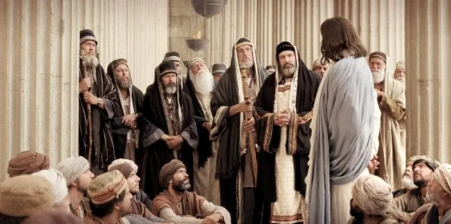Jesus ignora os farizeus