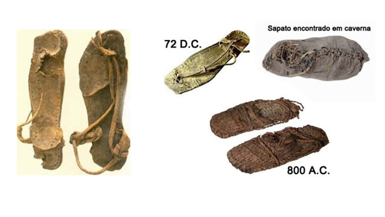 imagem de calçados nos tempos bíblicos