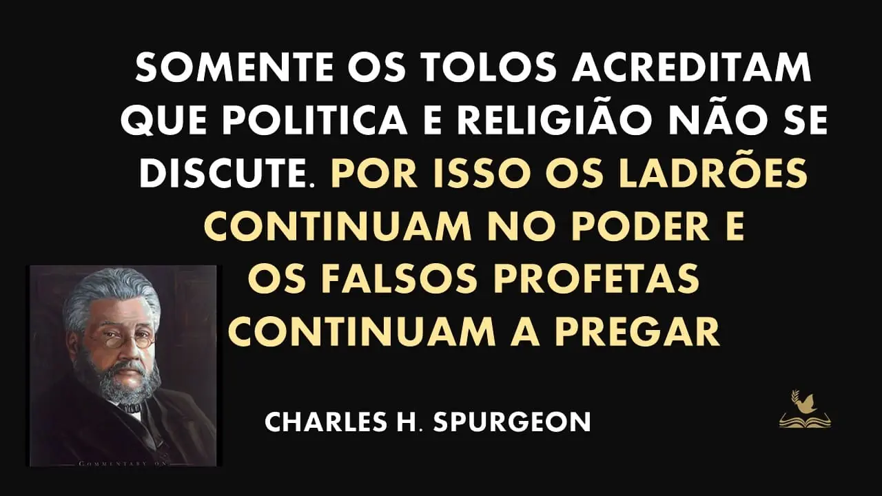 SPURGEON FRASE SOBRE POLÍTICA