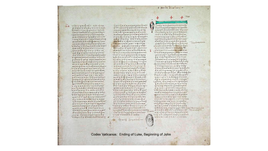Códice Vaticano B - antigos manuscritos da biblia