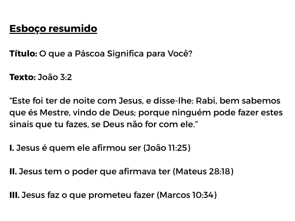 João 8-32 sermao para páscoa