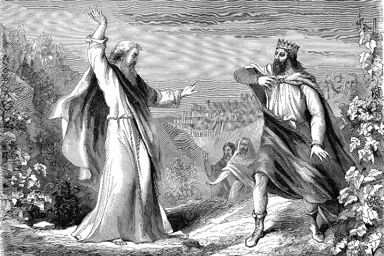 Elias confronta o rei Acabe