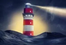 O Farol do Amor de Deus - ilustração para sermões