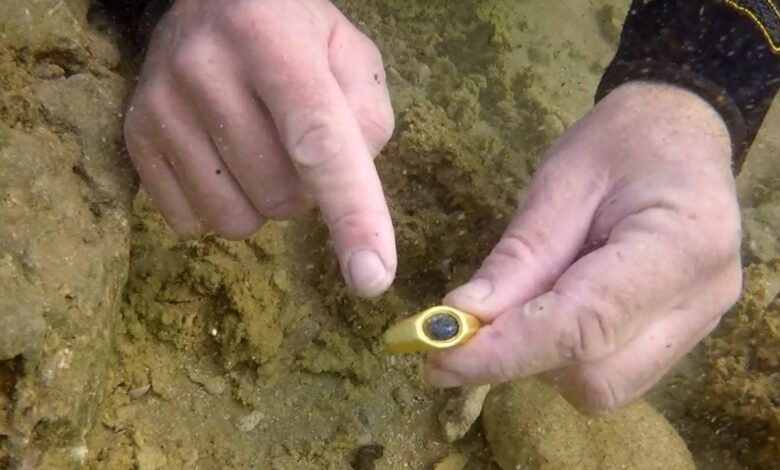 Descobertas de tesouro de naufrágios antigos na costa de Cesareia