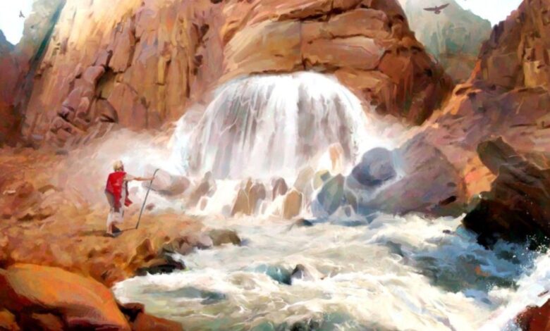 É verdade que Deus mandou Moisés tocar na rocha em Meribá