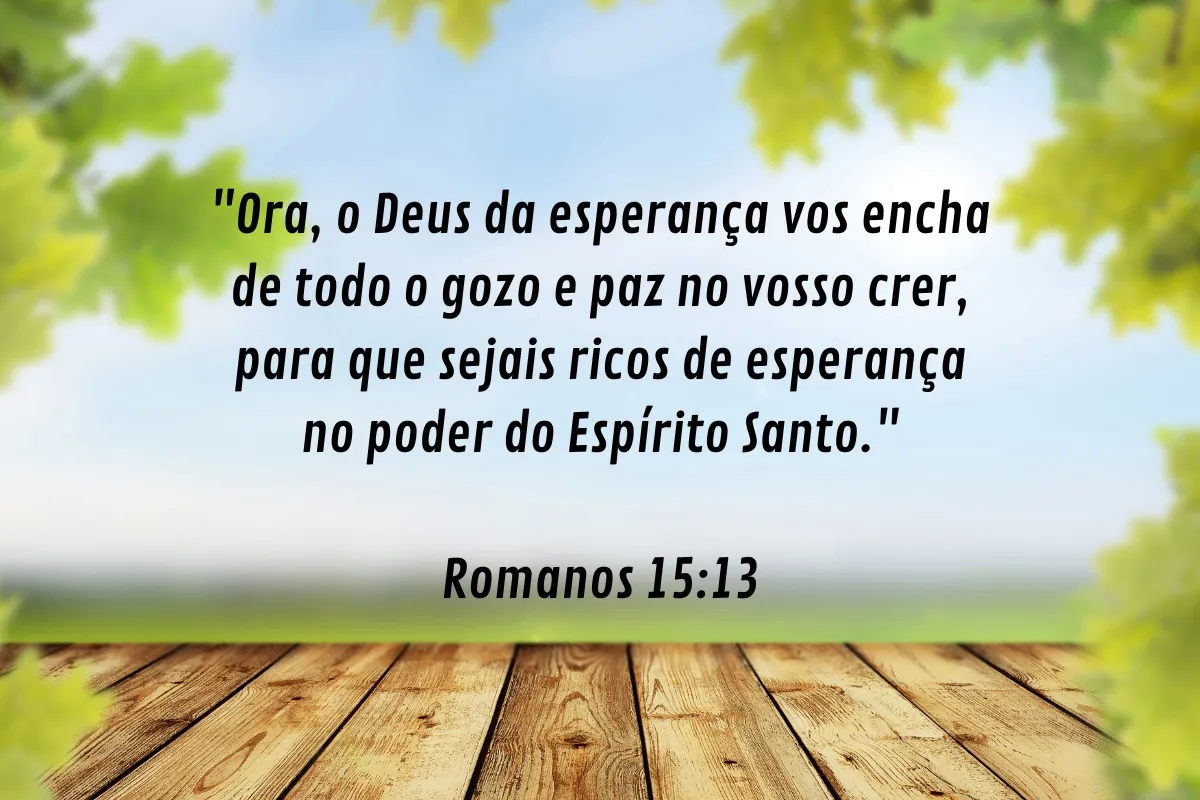Melhores versículos sobre fé e esperança