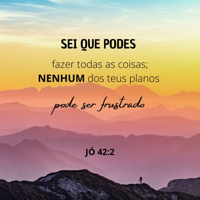 Versículo Bíblico Deus soberano