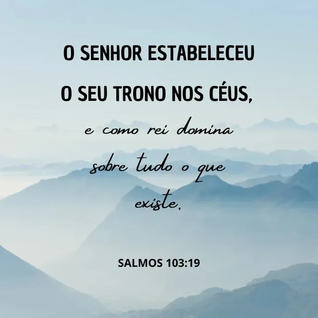versículo sobre a soberania de Deus