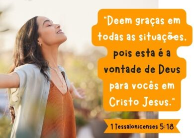 Grato a Deus: 20 Versículos de Gratidão para Agradecer