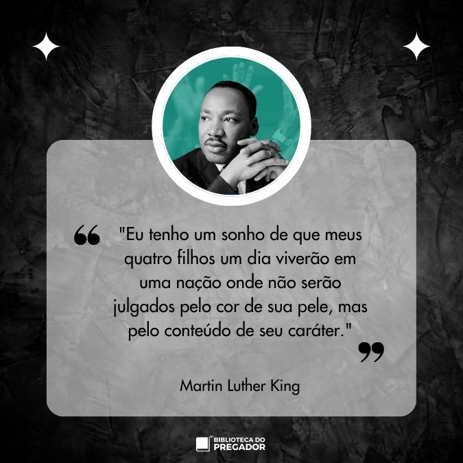frase de Martin Luther King sobre preconceito