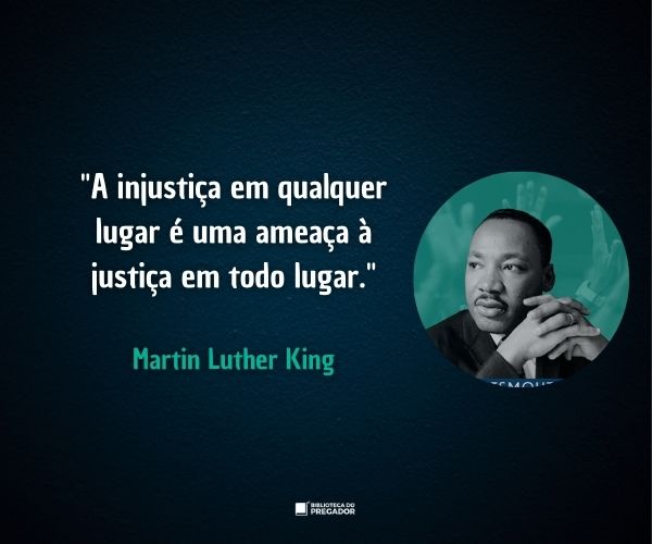 frase de martin Luther King para refletir