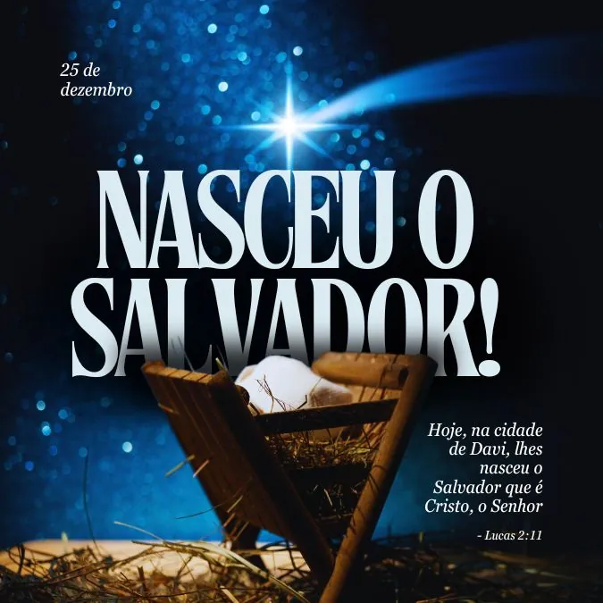 Nasceu o salvador feliz natal Post do instagram