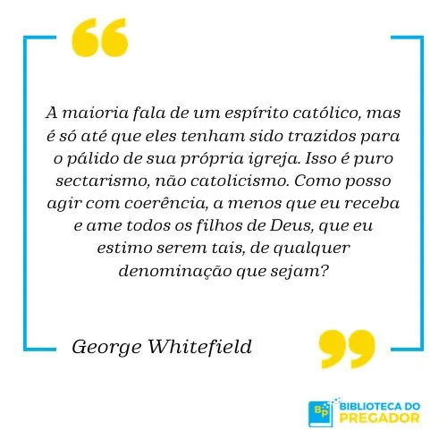 Frase de George Whitefield