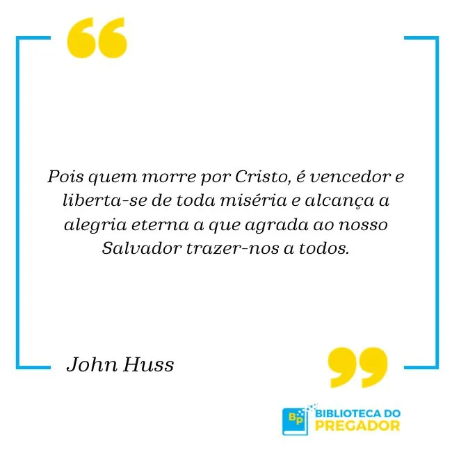 Citação de John Huss