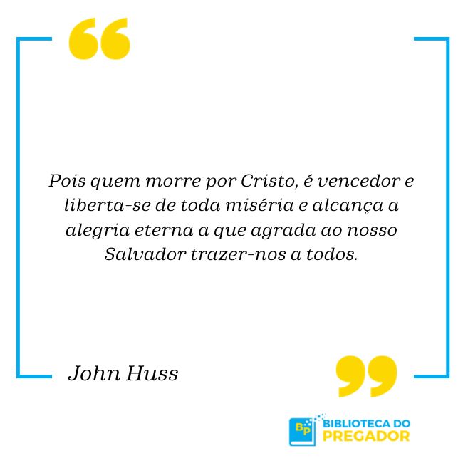 Citação de John Huss