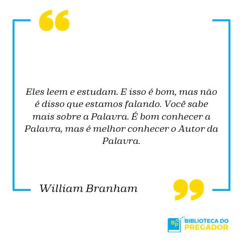 Citação de William Branham