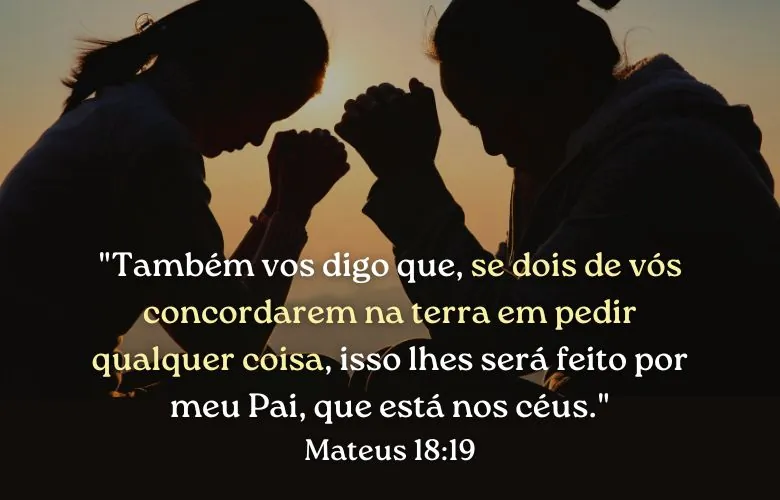 Mateus 18-19 versículo intercessão