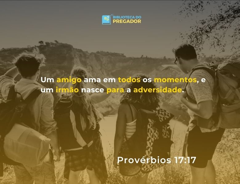 Versículo Provérbios Sobre Amizade