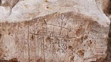 Descoberta de desenhos antigos de navios feita por cristãos
