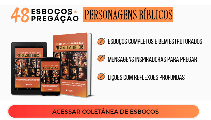 personagens bíblicos esboços banner