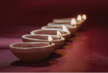 Esboço de pregação em Mateus 25:1-13 Aí Vem o Noivo com lamparinas acesas representando as dez virgens