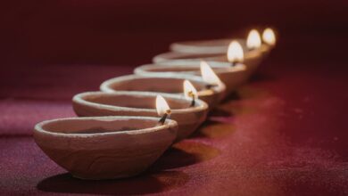 Esboço de pregação em Mateus 25:1-13 Aí Vem o Noivo com lamparinas acesas representando as dez virgens