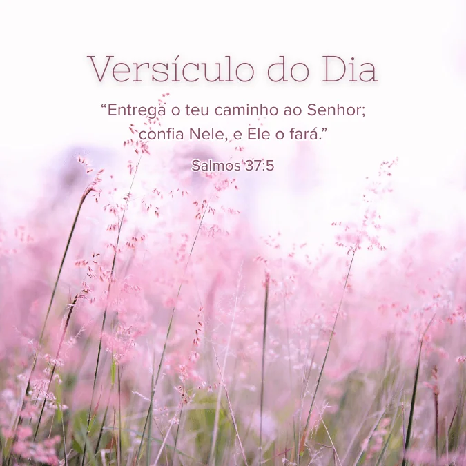 versículo do dia com palavra salmo 37-5