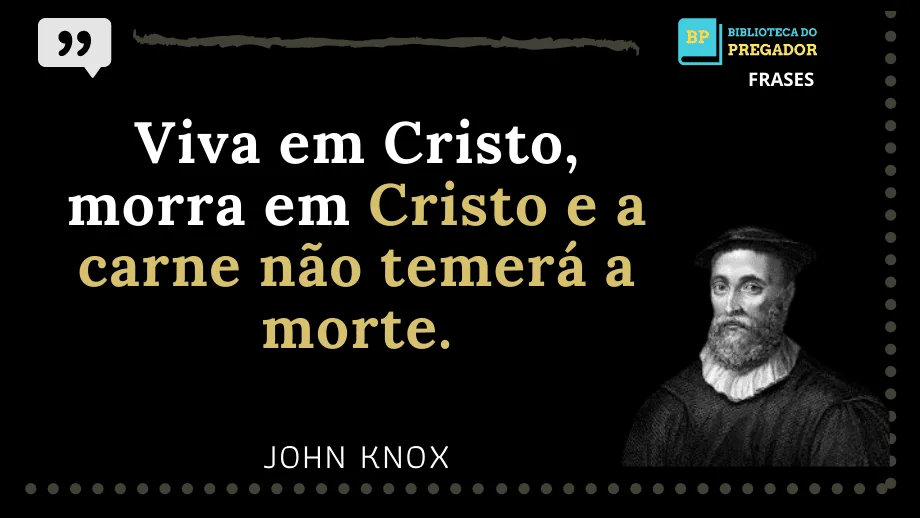 frases cristãs de knox