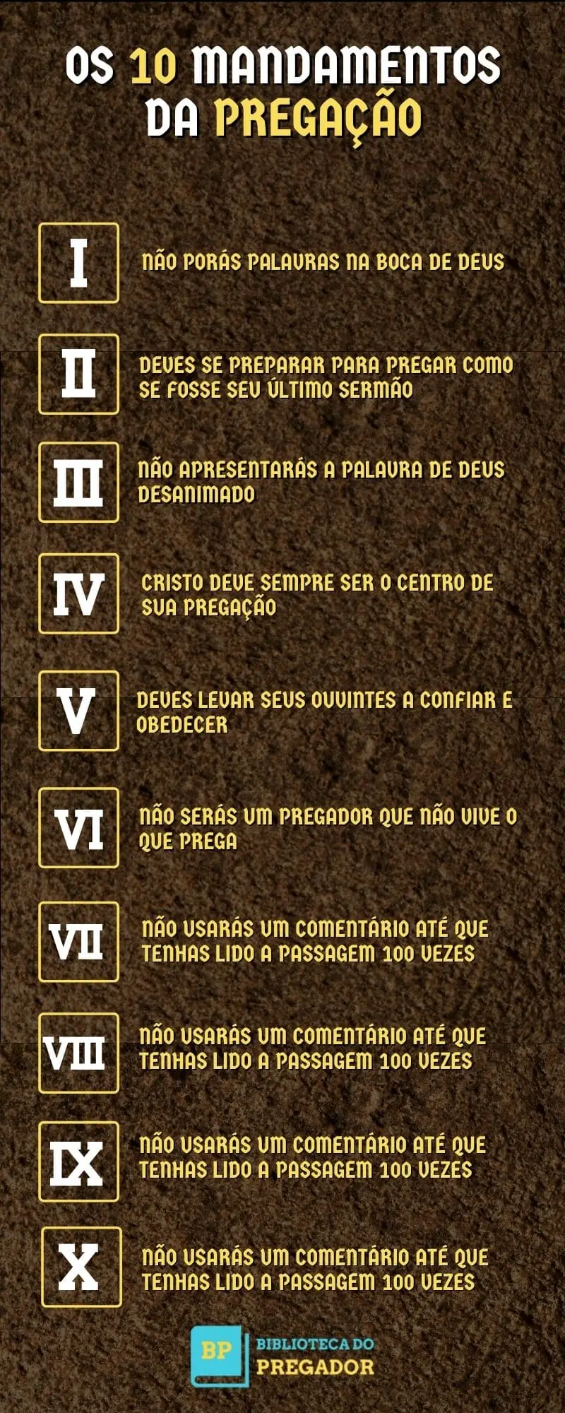 10 mandamentos da pregação (1)