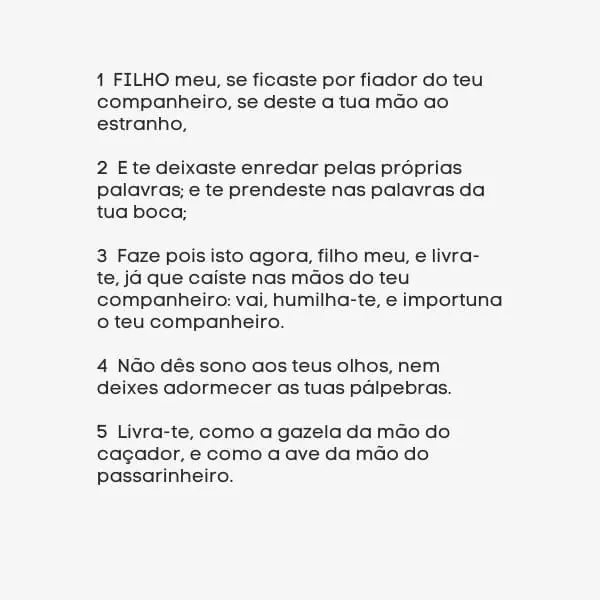 como entender o livro de proverbios