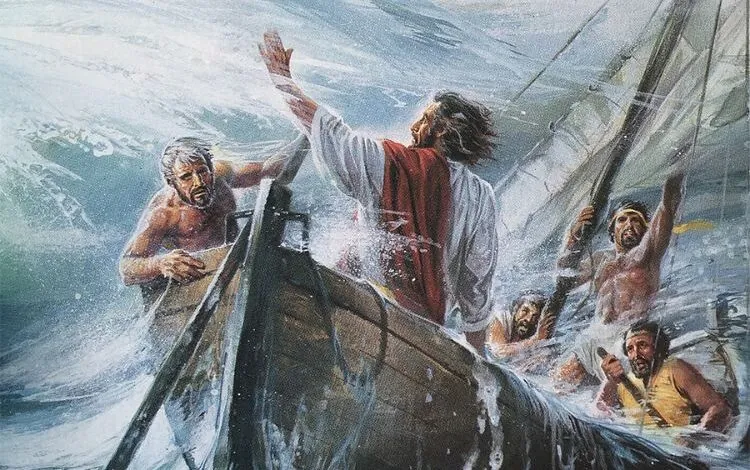 Jesus acalma a tempestade - historia licoes