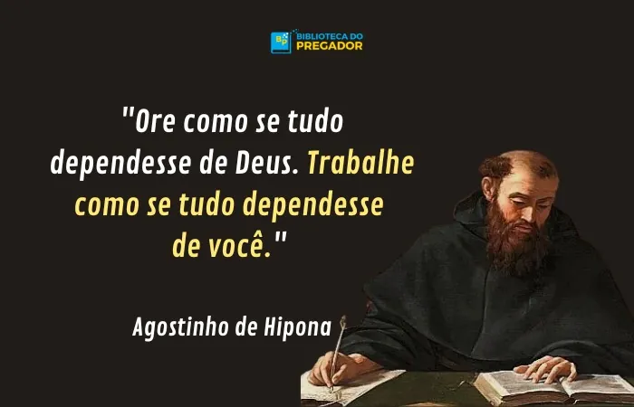 frase de Santo Agostinho