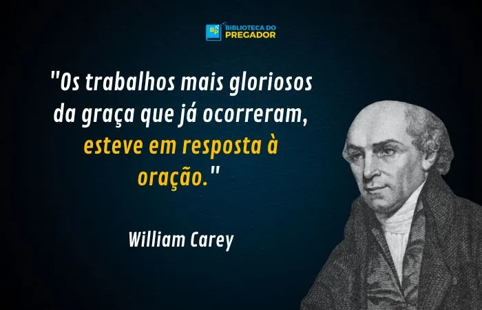 Frases de William Carey sobre Oração