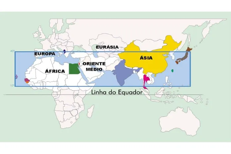 O que é a Janela 10-40 mapa