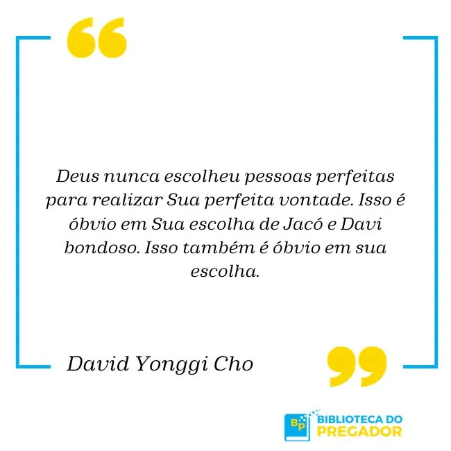 Citação de David Yonggi Cho