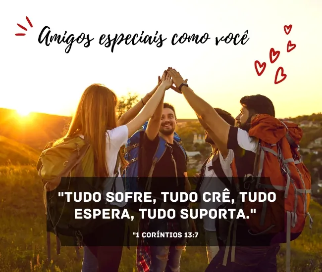 versículo amigos especiais sobre amor