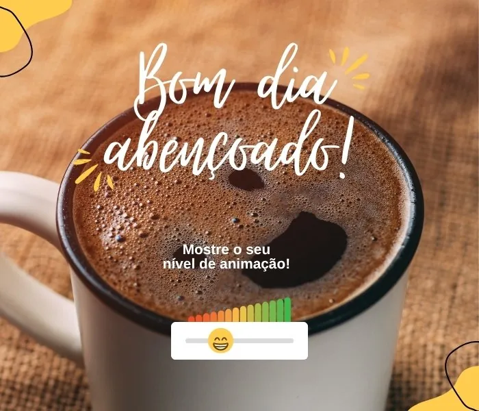 Imagem de bom dia motivado por bênçãos para compartilhar