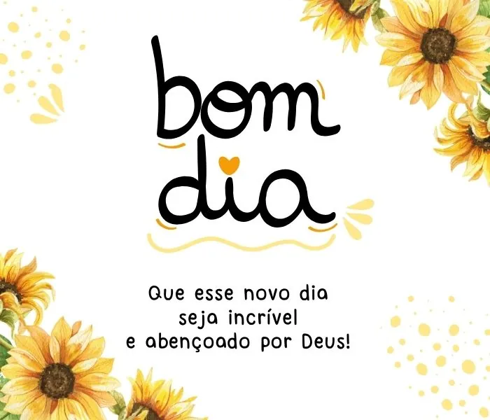 Bom dia abençoado por Deus - Compartilhe