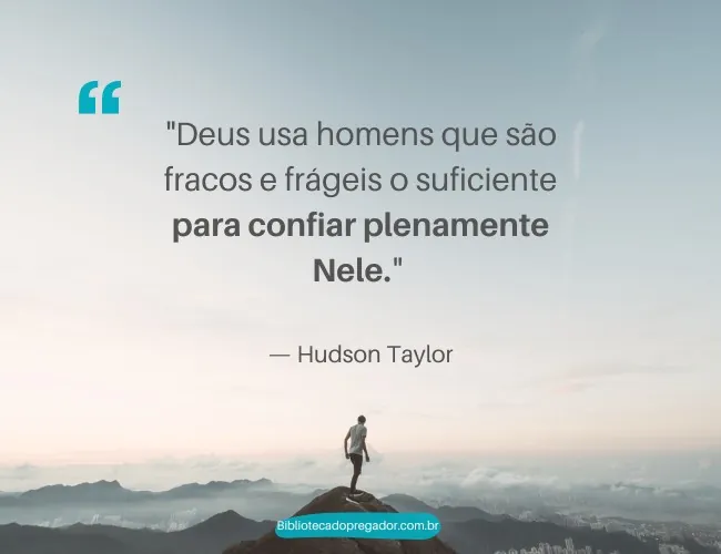 Frase motivadora sobre confiar em Deus