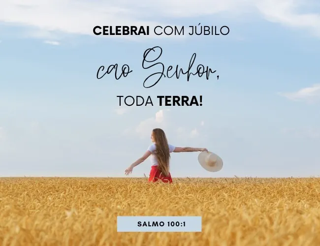 salmo 100- versículo para memorização