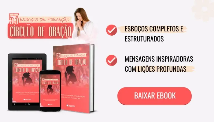 Esboço de pregação para círculo de oração - banner BP