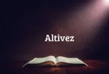 significado de ALTIVEZ na Bíblia