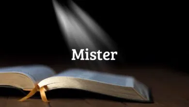 significado de MISTER na Bíblia