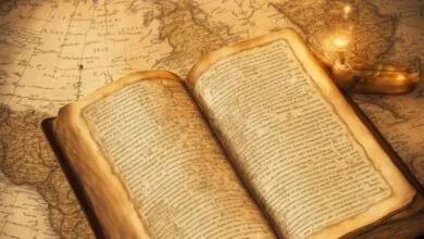 Mão sobre um mapa com uma Bíblia aberta, simbolizando a direção divina em Provérbios 3:6